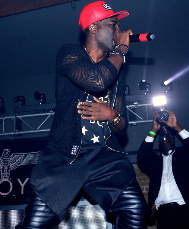 Sam performing on his BOY LONDON "Mr Fashion" Tour in Los Angeles