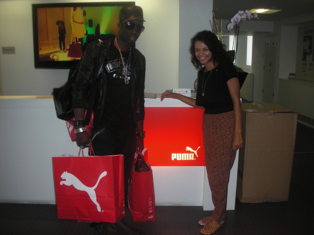 Sam stops by the Puma entertainment offices in London